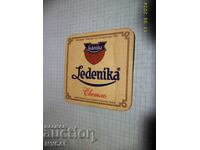 OLD BULGARIAN CARDBOARD BEER MAT UNUSED