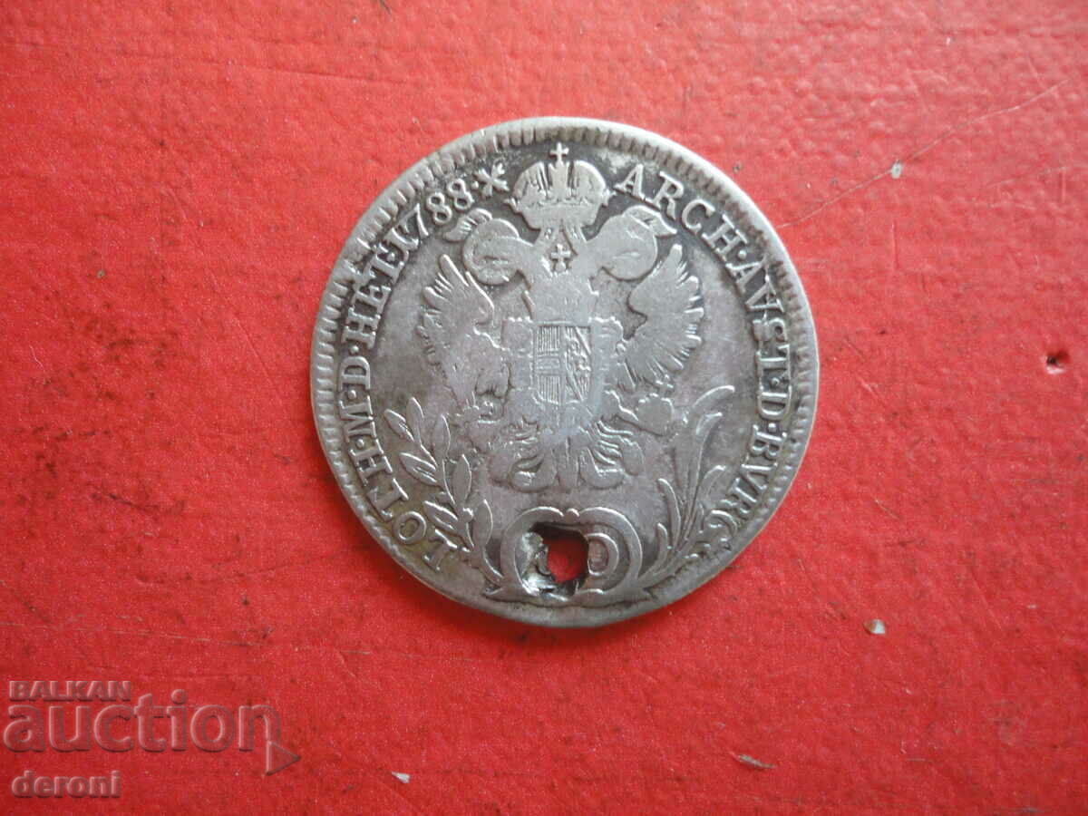 20 Kreuzer silver coin with price 15.00 BGN | € 7.67 20 Kreuzer silver coin with price 15.00 BGN | € 7.67