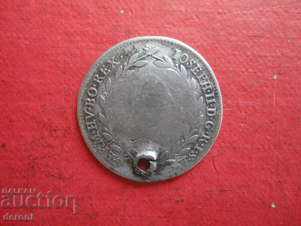 Delivery of 20 Kreuzer silver coin Delivery of 20 Kreuzer silver coin