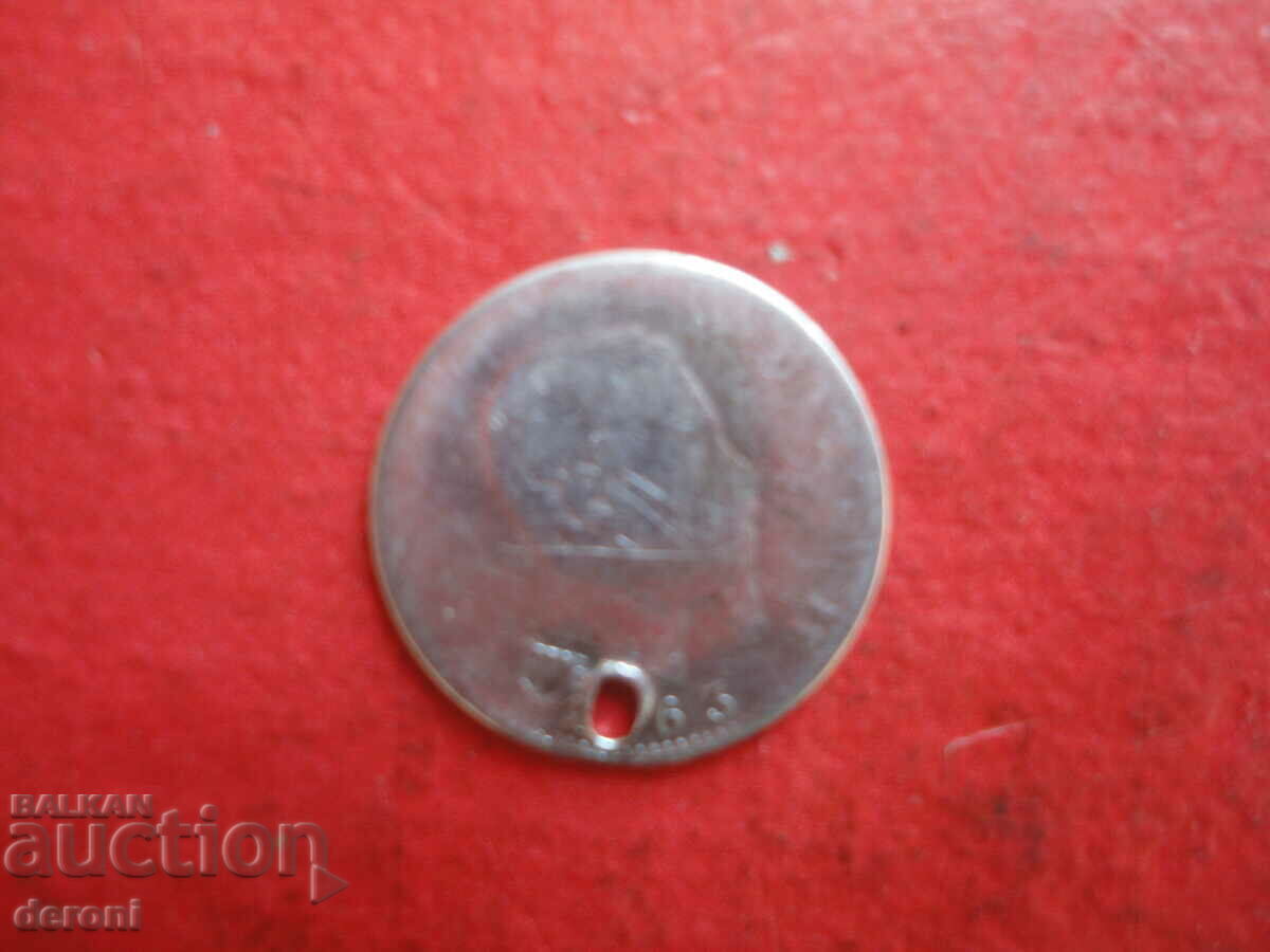 20 centesimi 1863 silver coin - 5 20 centesimi 1863 silver coin - 5