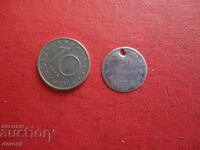 Moneda de argint 20 centesimi 1863