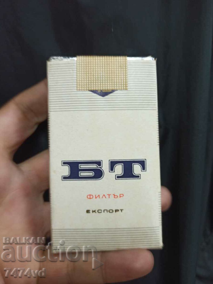 Unopened BT Filter Export pack of 12 cigarettes for collection
