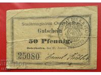 Banknote-Germany-Bavaria-Osterhofen-50 pfennig 1917