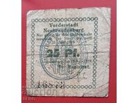Banknote-Germany-Mecklenburg-Pomerania-Neubrandenburg-25 pf.
