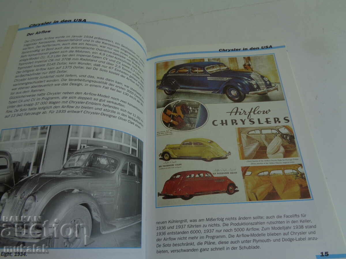 CHRYSLER BOOK CATALOG ENCYCLOPEDIA CAR MODEL with price 15.00 BGN | € 7.67