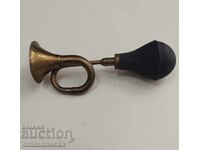 Brass bicycle trumpet
