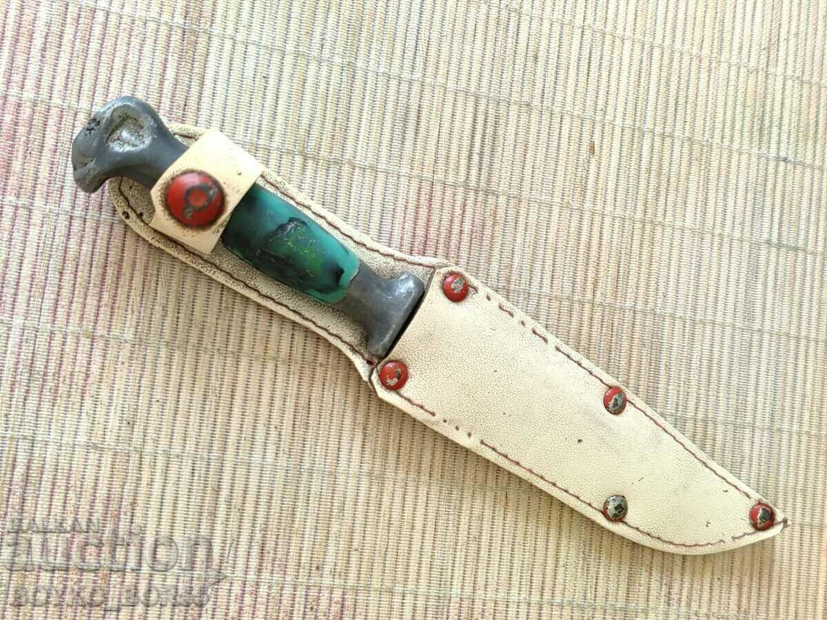 Bulgarian Collector's Knife with Eagle Head and Kania