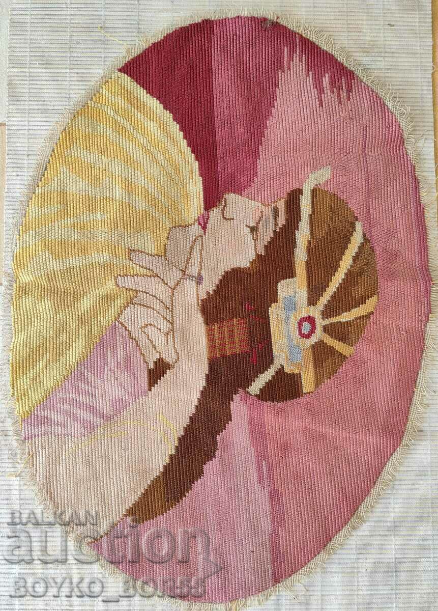 Unique Antique Royal Tapestry from the 1920s
