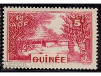 Guineea Franceză -1938-Street-Regular în satul local, MLH