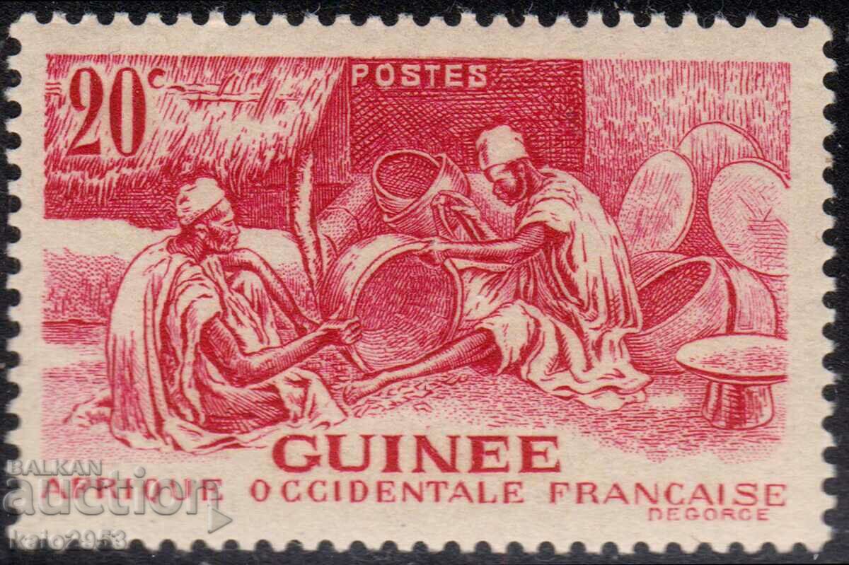 French Guinea -1938-Regular-Basket Weaving,MLH