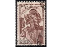 French Guinea -1938-Regular-local woman, stamp