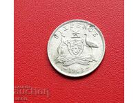 Australia-6 pence 1962-argint