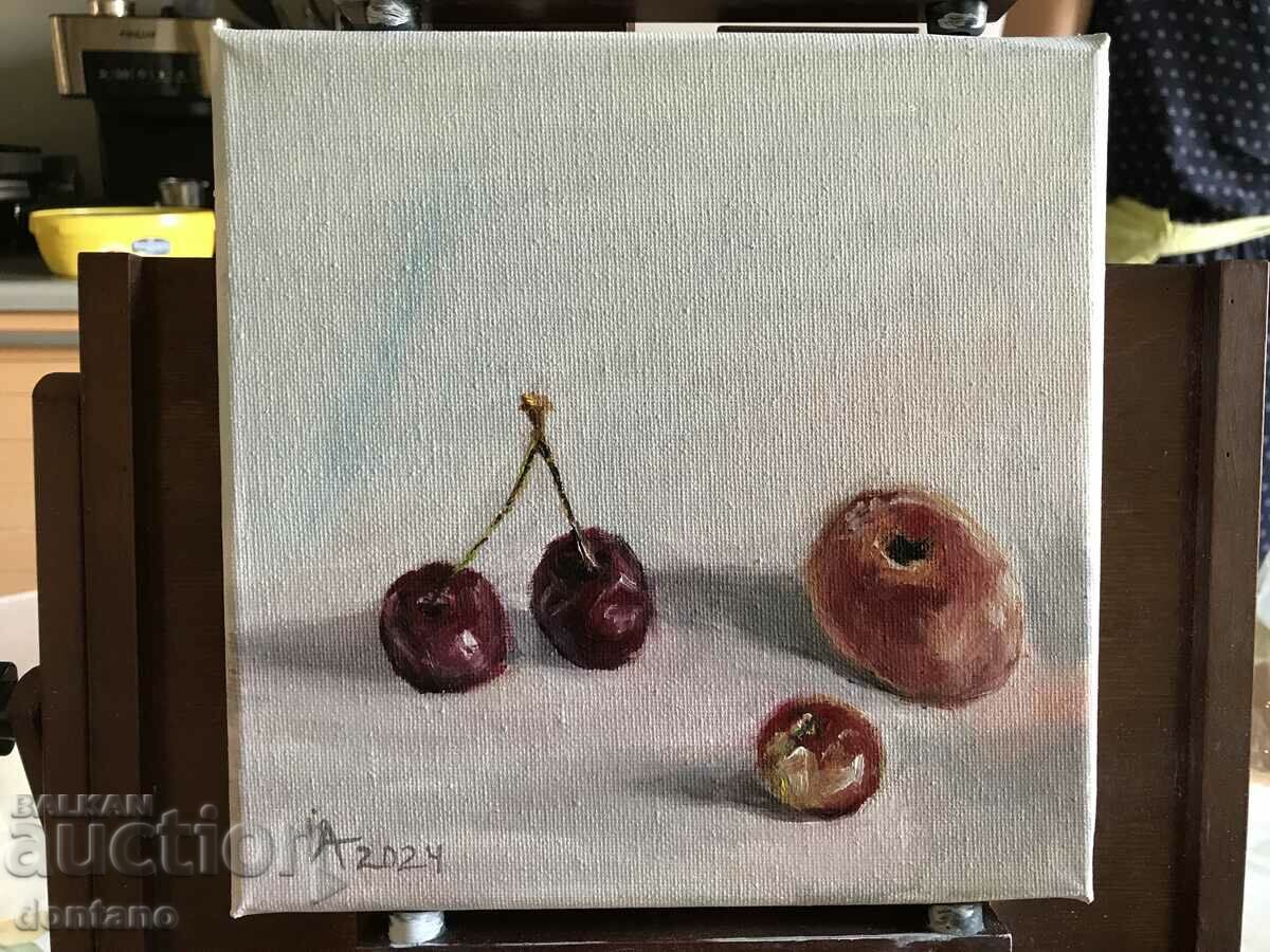 Маслена картина - Натюрморт - Плодове