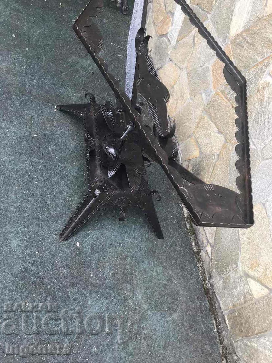 TABLE WROUGHT IRON ORNAMENTS CRAFTSMANSHIP! - 6 TABLE WROUGHT IRON ORNAMENTS CRAFTSMANSHIP! - 6