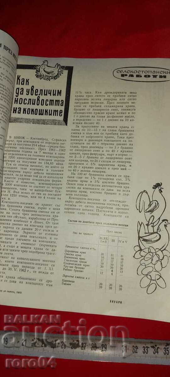 Доставка на КАЛЕНДАР ЗА СЕЛОТО - 1963