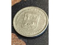 Venezuela 50 de centimos, 1965