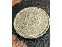 Venezuela 50 centimos, 1965