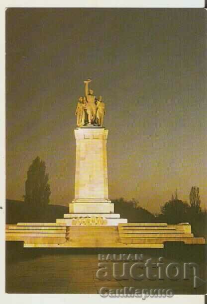 Card Bulgaria Sofia Monument to the Soviet Army 5*