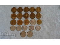 Lot Austria coins - 22 pieces