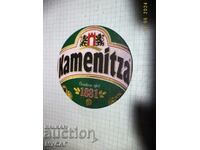 OLD BULGARIAN CARDBOARD BEER MAT UNUSED