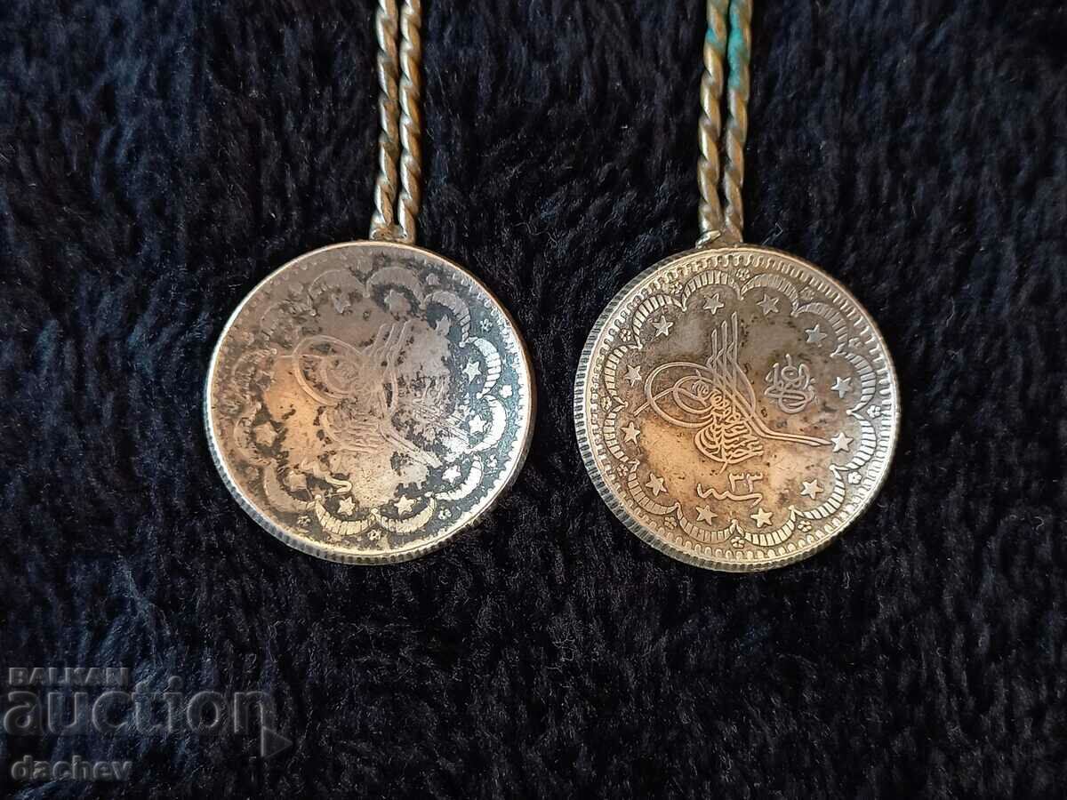 Аукцион УНИКАЛНИ ФИЛИГРАНИ ЛЪЖИЧКИ СЪС АВТЕНТИЧНИ СРЕБЪРНИ МОНЕТИ