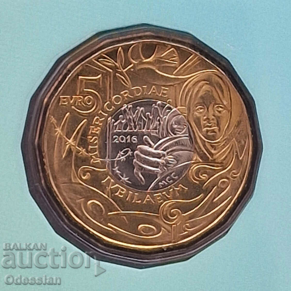 San Marino • 5 euro • Jubileul Milostivirii • 2016 San Marino • 5 euro • Jubileul Milostivirii • 2016