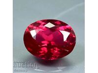 BZC! 5.20 ct natural ruby oval cert. GGL of 1 st.
