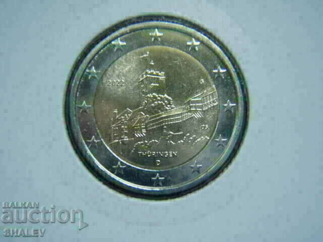 Auction  2 Euro 2022 Germany "Thuringen" A,D,F,G,J (Germany) - 2 euros