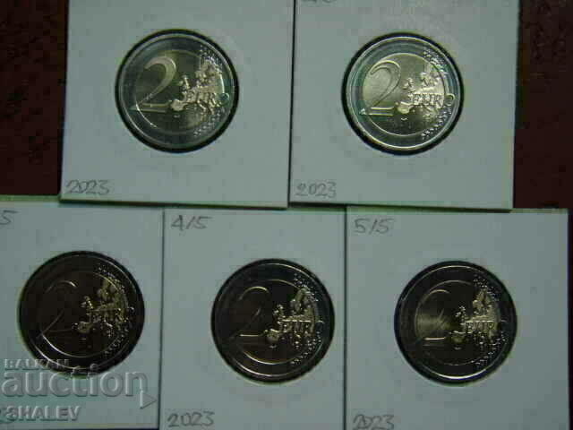 Παράδοση 2 Euro 2023 Γερμανία "Karl d'Grose" A,D,F,G,J Γερμανία 2 ευρώ
