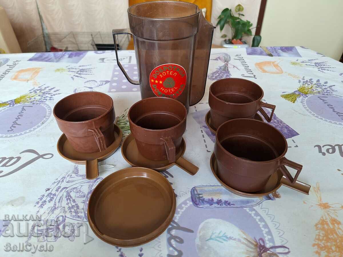 ✅SET OF KETTLE WITH CUPS HOTEL DOBROTICA - DOBRICH❗ with price 5.00 BGN | € 2.56 ✅SET OF KETTLE WITH CUPS HOTEL DOBROTICA - DOBRICH❗ with price 5.00 BGN | € 2.56