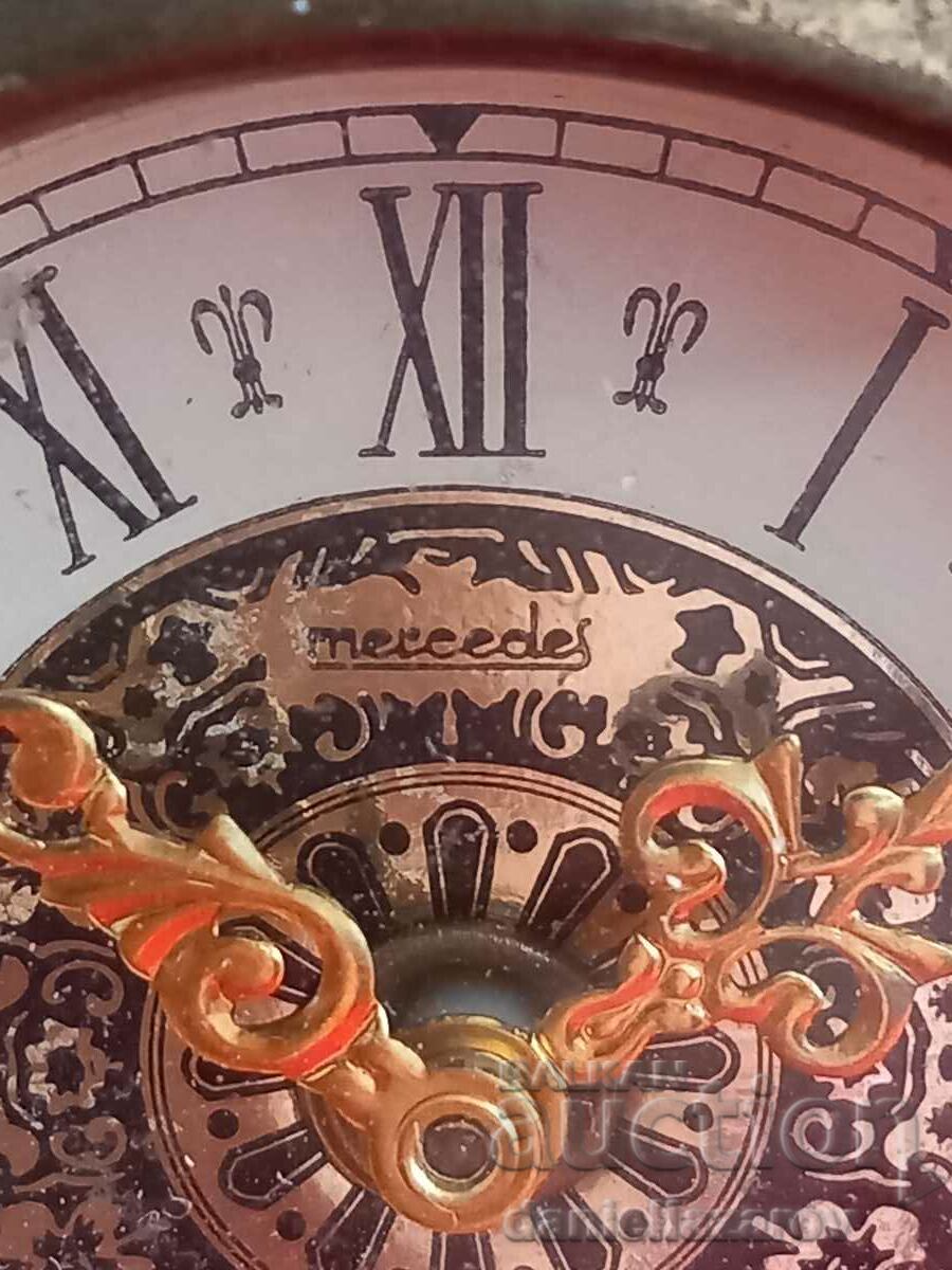Auction Old Mantel Table BAROQUE Clock Mercedes Auction Old Mantel Table BAROQUE Clock Mercedes