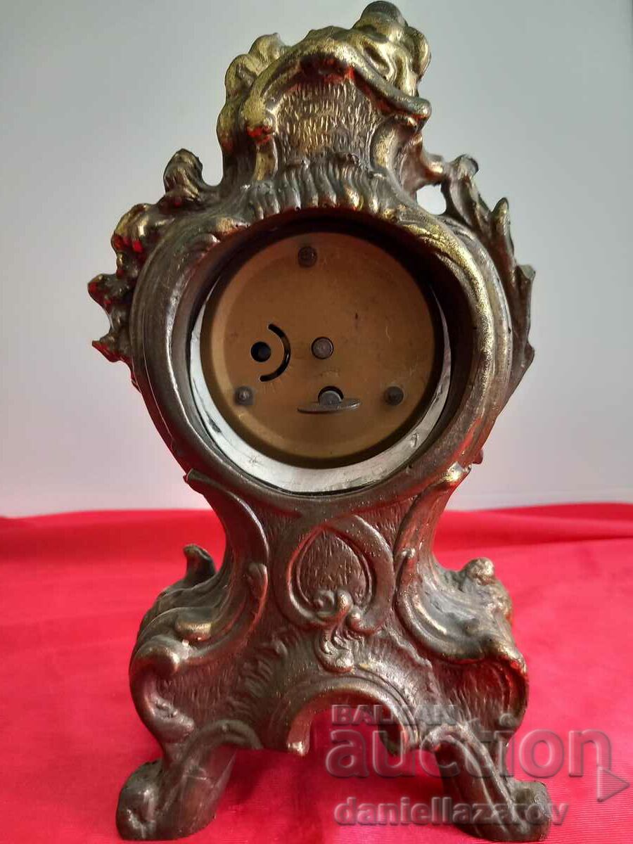 Old Mantel Table BAROQUE Clock Mercedes - 5 Old Mantel Table BAROQUE Clock Mercedes - 5