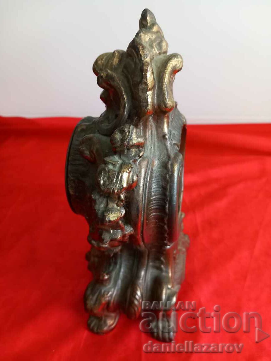 Old Mantel Table BAROQUE Clock Mercedes - 6 Old Mantel Table BAROQUE Clock Mercedes - 6