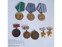 Lots of medals and badges