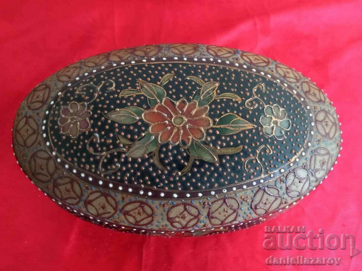 SATSUMA Porcelain Jewelry Box Marked! with price 75.00 BGN | € 38.35