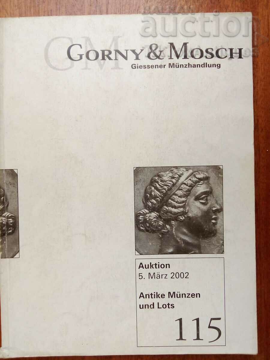 Catalogul monedelor antice și al loților de Gorni și Mosh