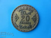 20 francs 1952. Morocco