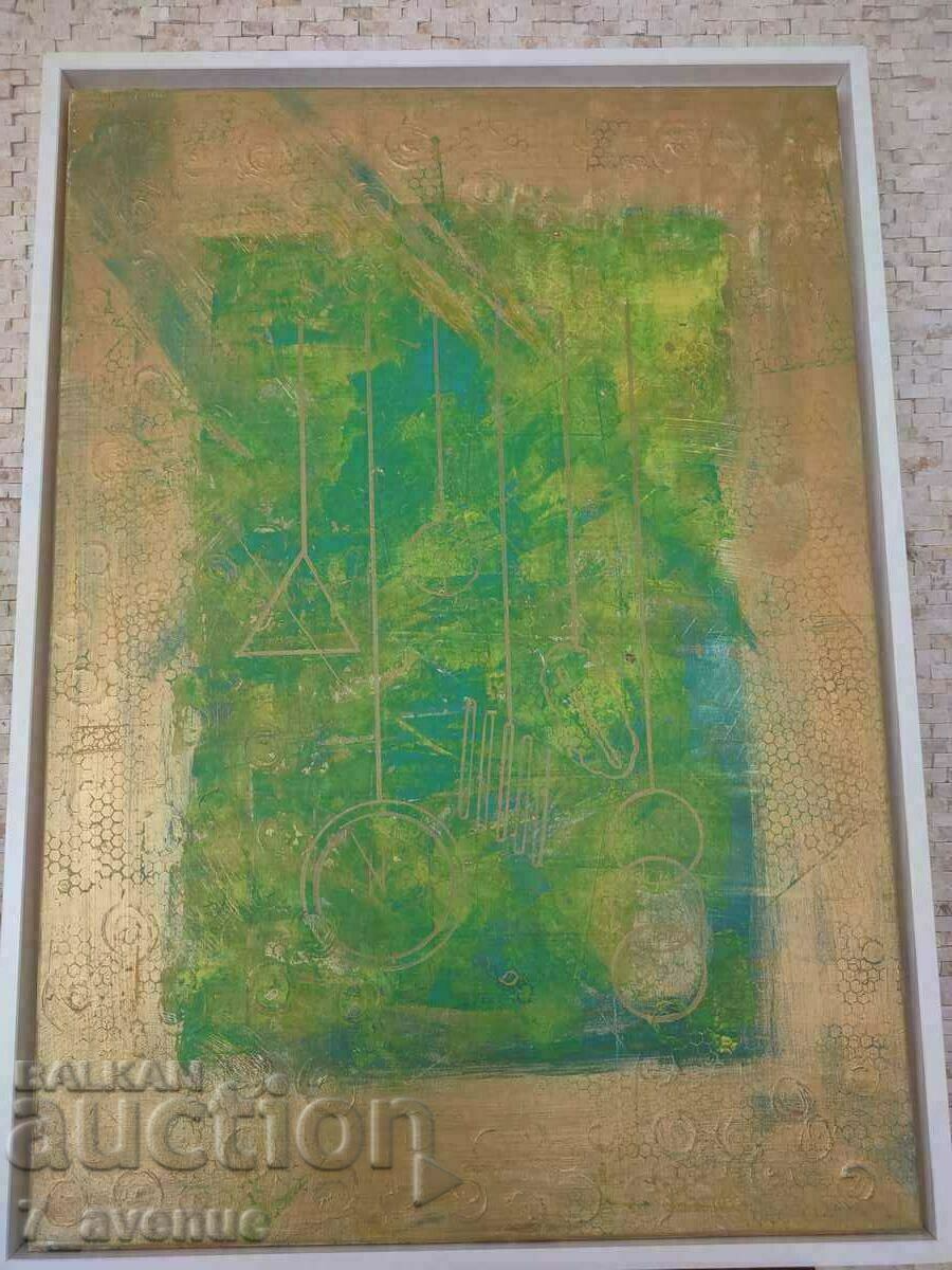 Delivery of Original painting acrylic on canvas, 50/70 cm, "The power of ..." Delivery of Original painting acrylic on canvas, 50/70 cm, "The power of ..."