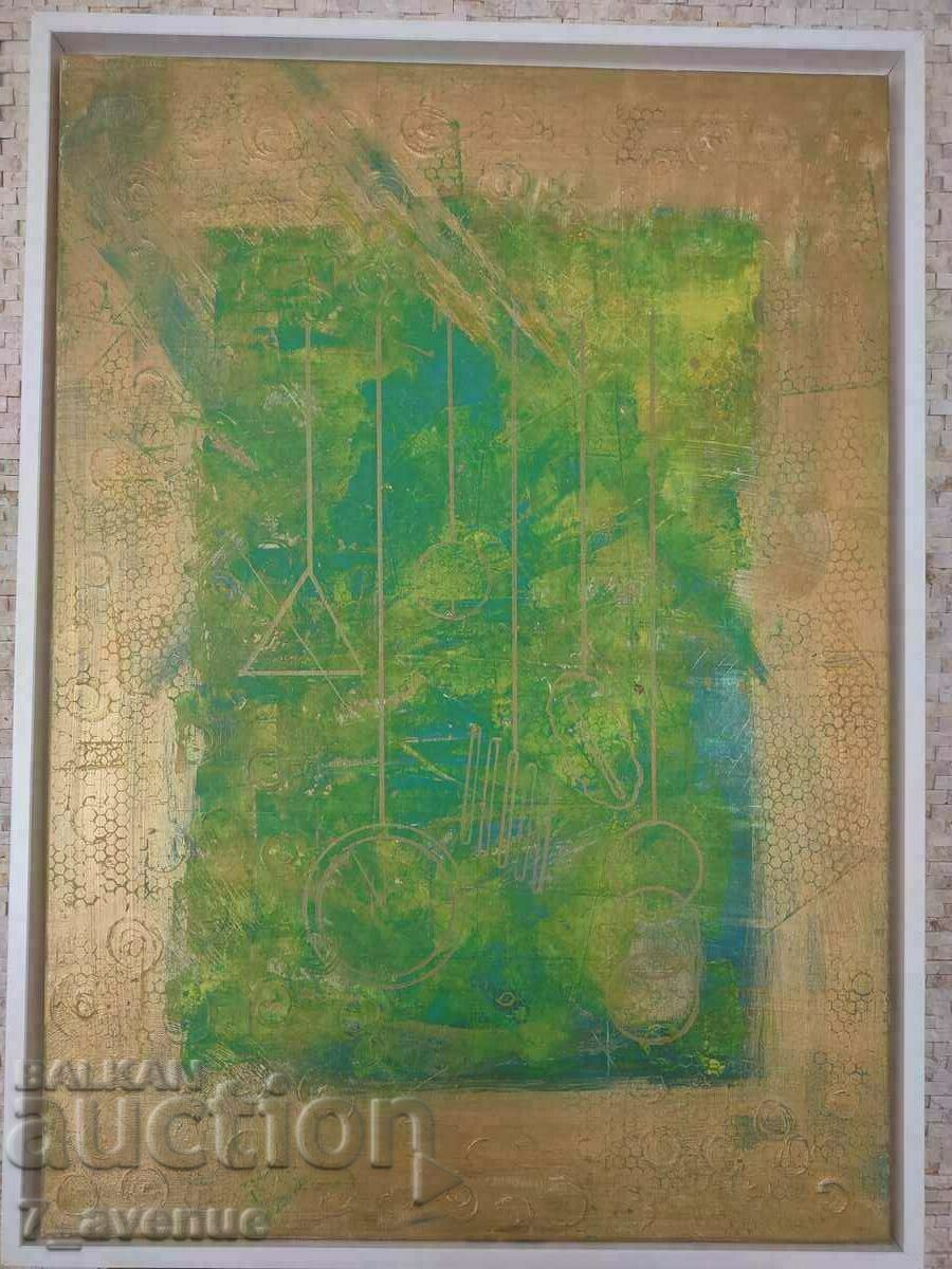 Original painting acrylic on canvas, 50/70 cm, "The power of ..." Original painting acrylic on canvas, 50/70 cm, "The power of ..."