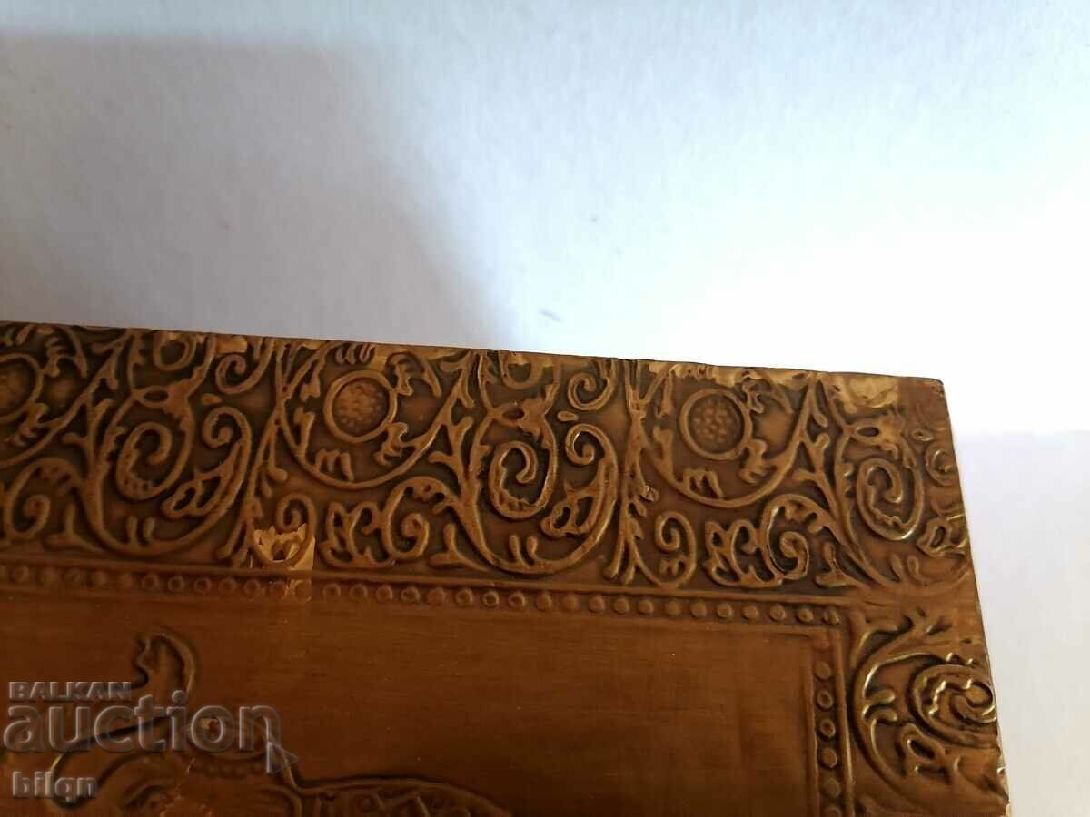 Delivery of Great Old Jewelry Box With Bronze Ornaments Delivery of Great Old Jewelry Box With Bronze Ornaments