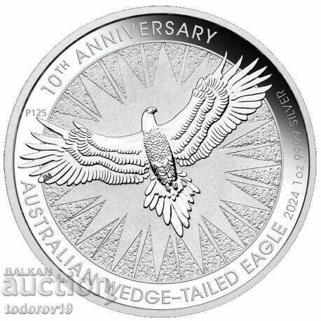 1 oz de argint Australian Wedge-tailed Eagle 2023