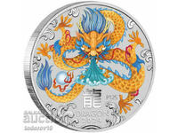 2 oz Silver Lunar Year of the Dragon 2024