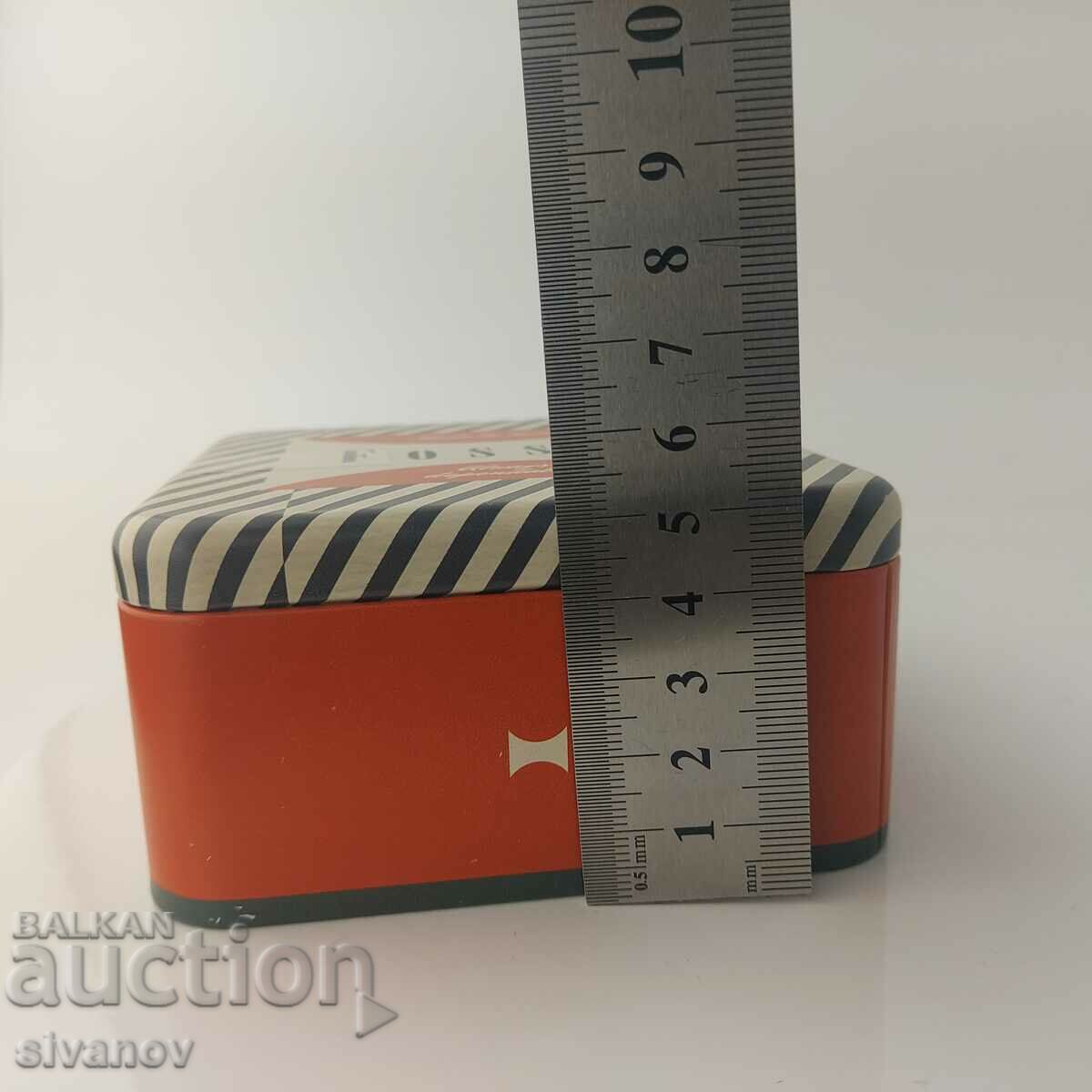 Интересна метална кутия от часовник Фосил Fossil #5592 - 6