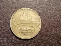 Финландия Кораб 5 марки 1984 год N