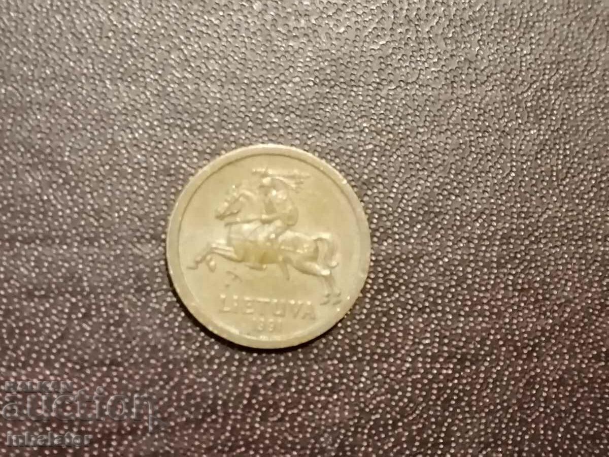 Lithuania 10 cents 1991