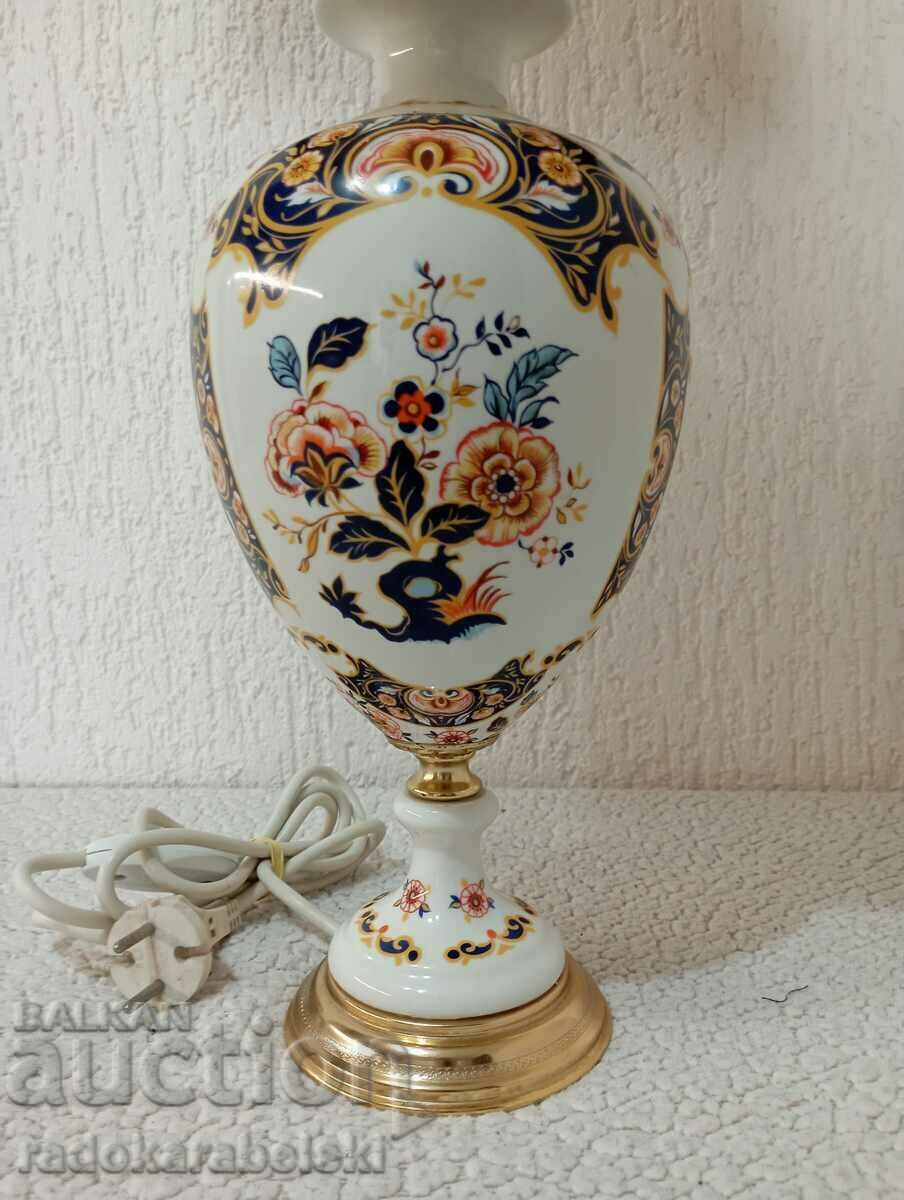A large beautiful antique porcelain lamp with price 159.90 BGN | € 81.76