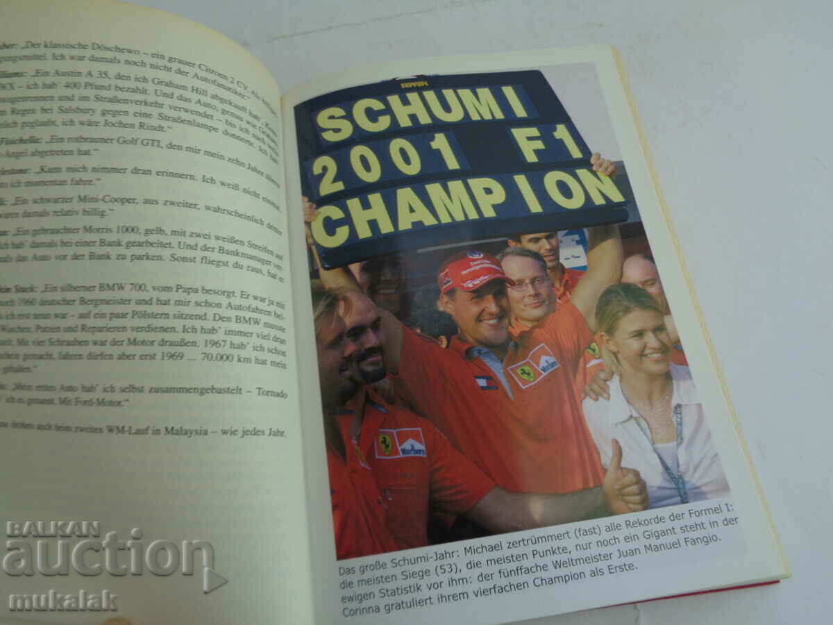 FORMULA 1 CAR F1 CATALOG BOOK SCHUMAKER 2001 GRAND PRIX with price 10.00 BGN | € 5.11 FORMULA 1 CAR F1 CATALOG BOOK SCHUMAKER 2001 GRAND PRIX with price 10.00 BGN | € 5.11