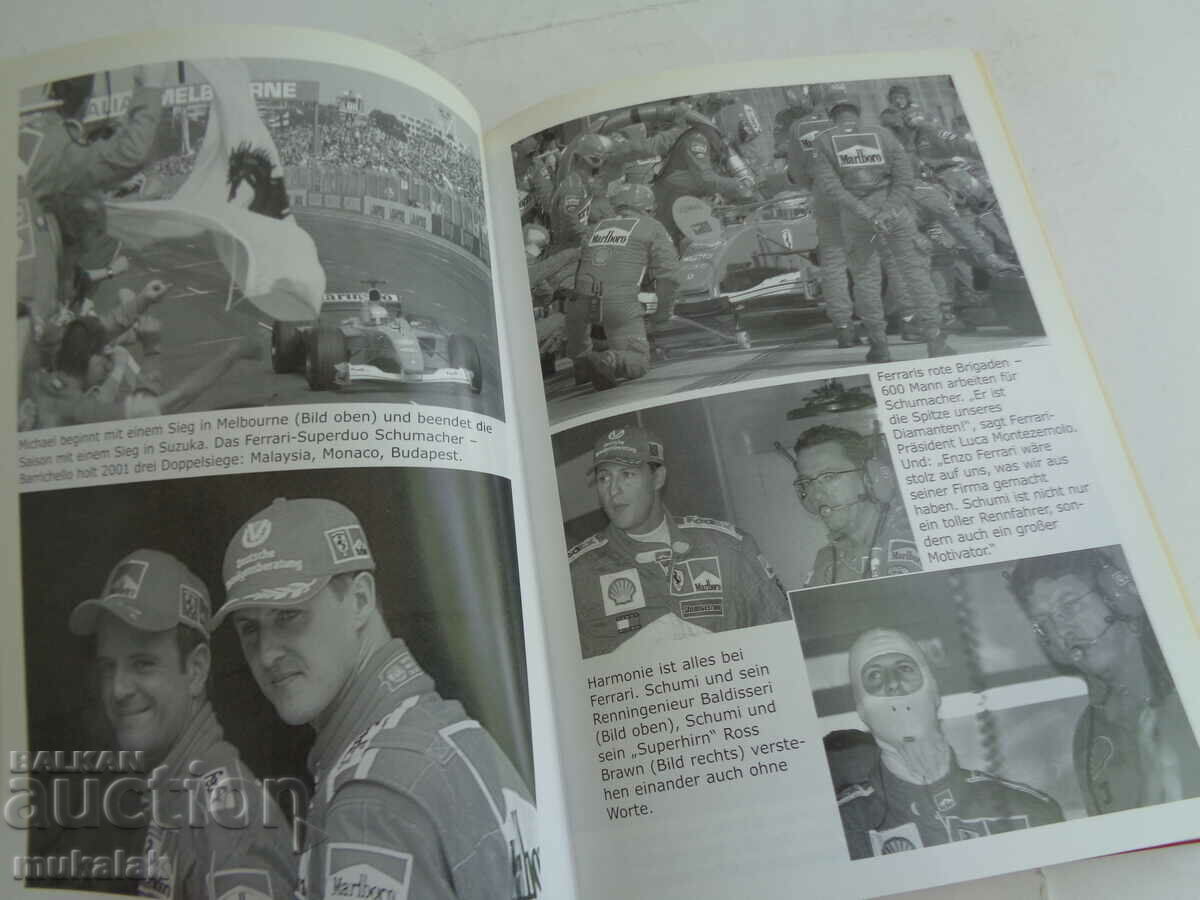 Auction FORMULA 1 CAR F1 CATALOG BOOK SCHUMAKER 2001 GRAND PRIX Auction FORMULA 1 CAR F1 CATALOG BOOK SCHUMAKER 2001 GRAND PRIX