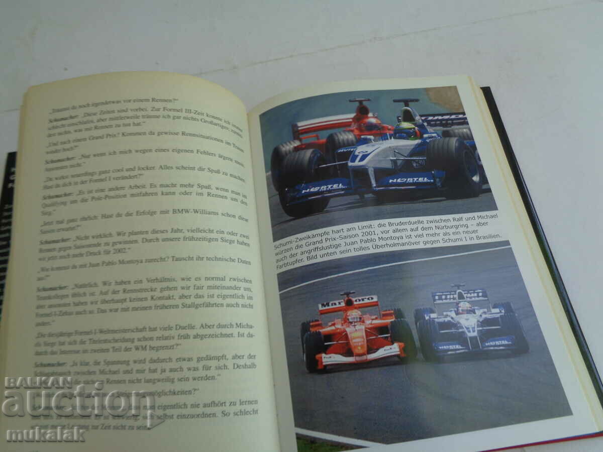 FORMULA 1 CAR F1 CATALOG BOOK SCHUMAKER 2001 GRAND PRIX - 5 FORMULA 1 CAR F1 CATALOG BOOK SCHUMAKER 2001 GRAND PRIX - 5