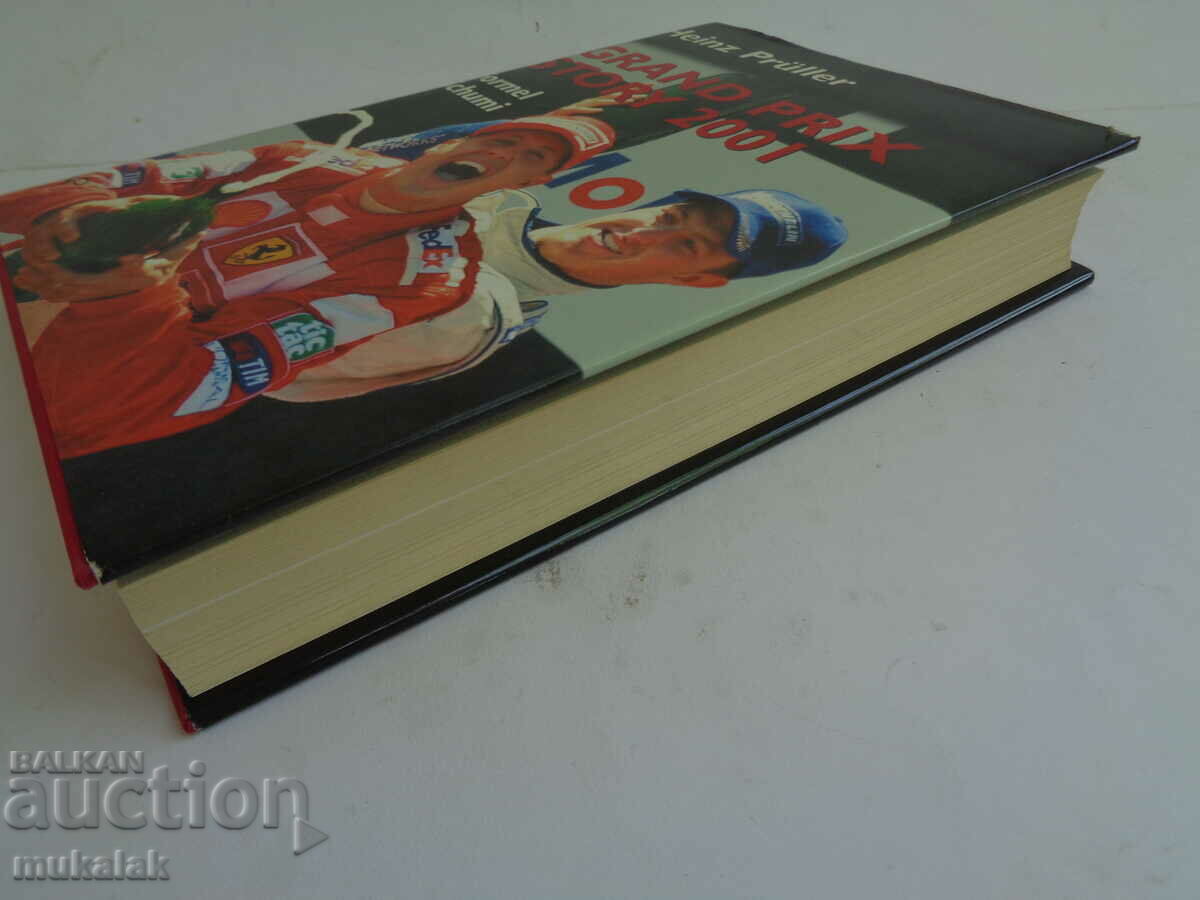 FORMULA 1 CAR F1 CATALOG BOOK SCHUMAKER 2001 GRAND PRIX - 7 FORMULA 1 CAR F1 CATALOG BOOK SCHUMAKER 2001 GRAND PRIX - 7